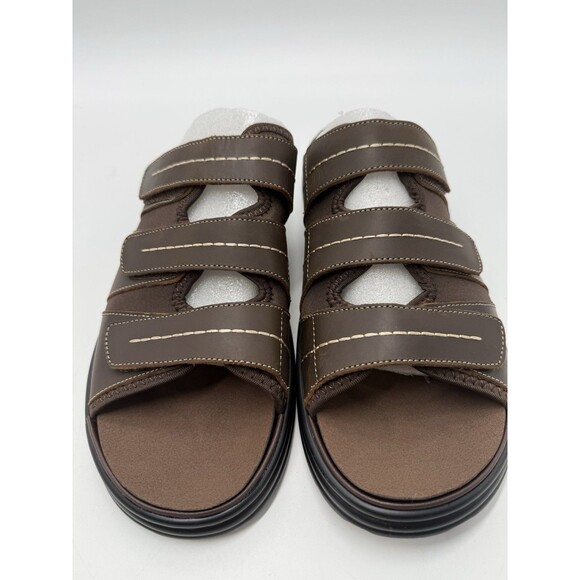 Propét Men\'s Hatcher Brown Sandals 11.5 Medium (D) Propet  NIB US 11 1/2